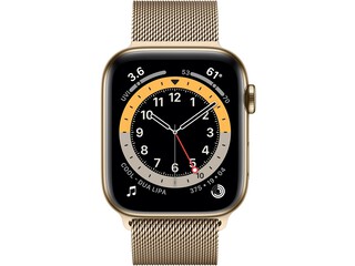apple watch series 6 cellular 44mm gold milanese loop gold milanese loop