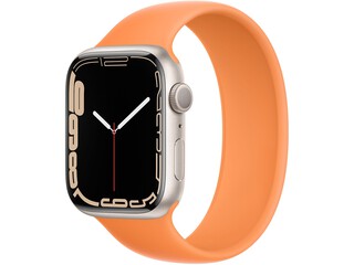 apple watch series 7 41mm starlight aluminum ginger solo loop