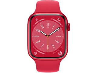 apple watch series 8 cellular 41mm red aluminum red sport band