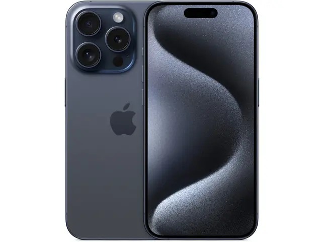 iPhone 15 Pro in Blue Titanium