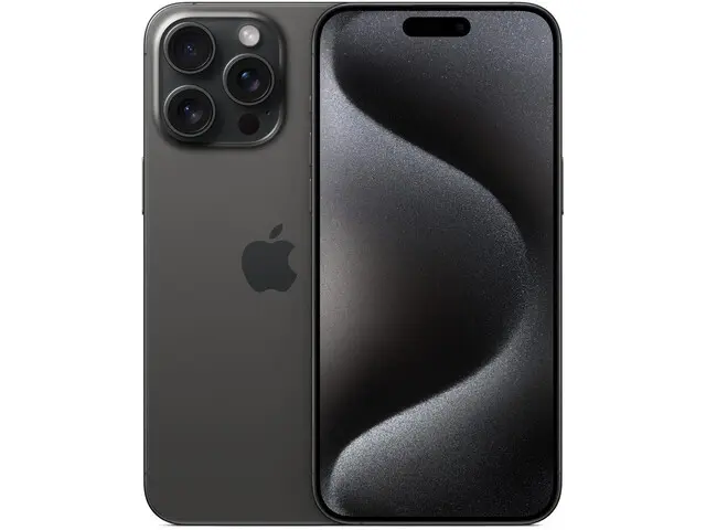 iPhone 15 Pro Max in Black Titanium