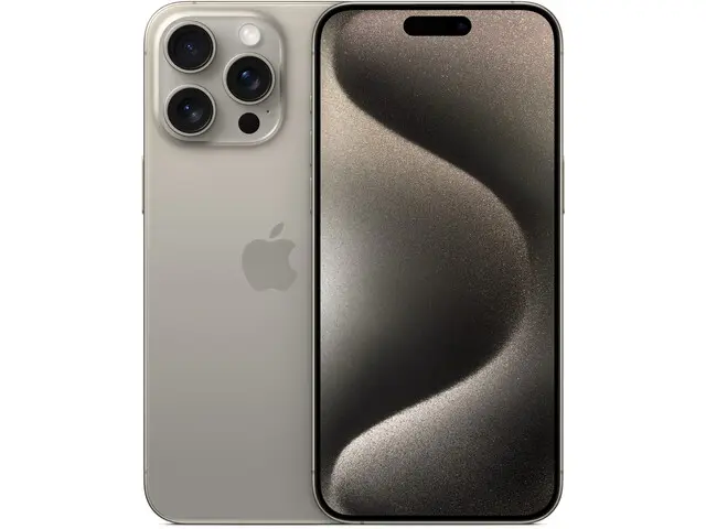 iPhone 15 Pro Max in Natural Titanium
