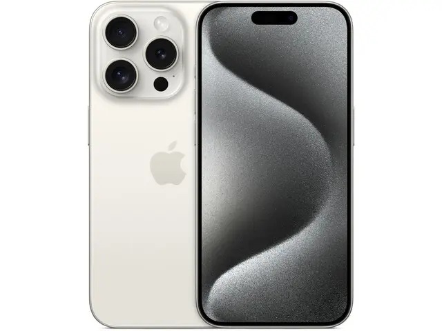 iPhone 15 Pro in White Titanium