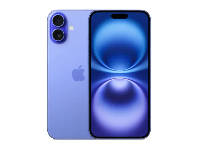 iPhone 16 Plus nel colore Ultramarino