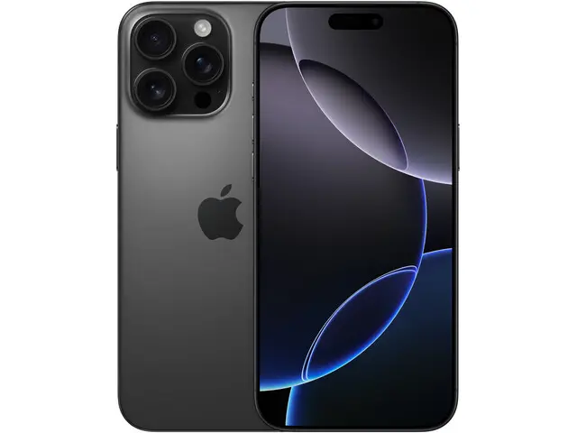 iPhone 16 Pro Max nel colore Titanio nero