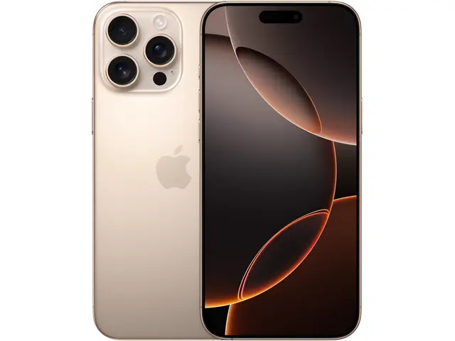 iPhone 16 Pro Max nel colore Deserto Titanio