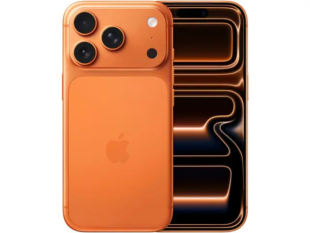 iPhone 17 Pro in Cosmic Orange